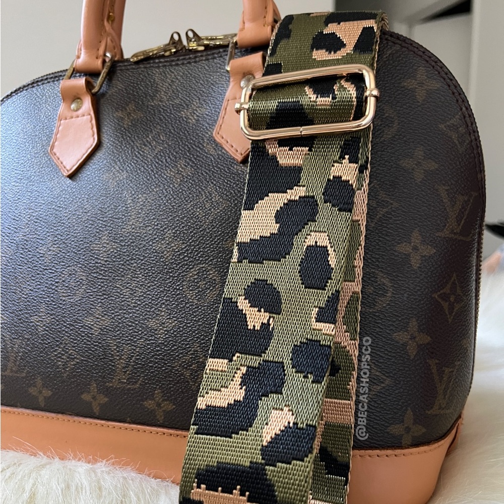 Camo Print Wide Canvas Strap Replacement - Picture 3 of 8